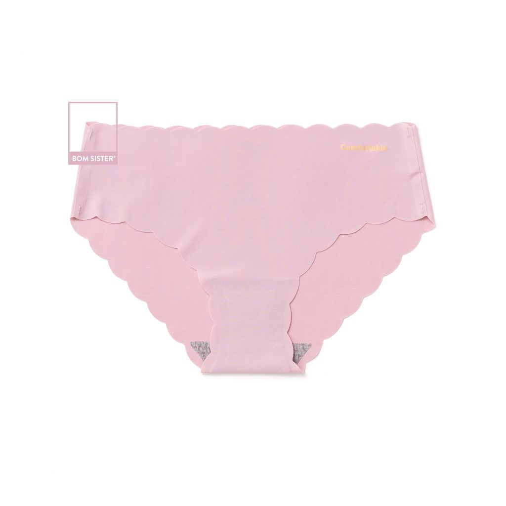 [Mã FAMALLT5 giảm 15% đơn 150k] Quần lót su đúc cắt viền màu trơn lưng vừa BOM SISTER Q1004 | BigBuy360 - bigbuy360.vn