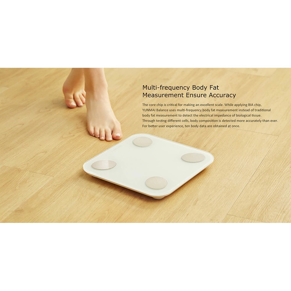 CÂN THÔNG MINH XIAOMI YUNMAI MINI 2 -Cân thông minh Xiaomi Smart Scale tặng kèm đèn led usb -dc3727