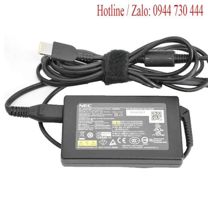 Sạc laptop Nec 20v 3.25a 65w bảo hành 1 năm