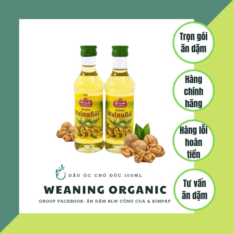Dầu óc chó cho bé Kunella Đức 100ml