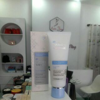 Mặt nạ ngủ dưỡng trắng da whitening capsule the faceshop