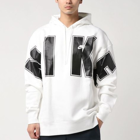 [HÀNG_CHÍNH_HÃNG] ÁO KHOÁC NIKE M NSW SC FLEECE HOODIE - TRẮNG / ĐEN