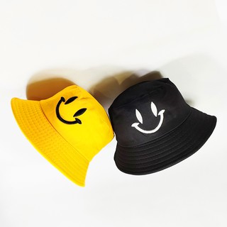 Nón / mũ bucket mặt cười non0416
