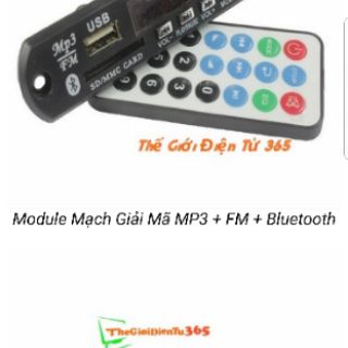 Module Mạch Giải Mã MP3 + FM + Bluetooth