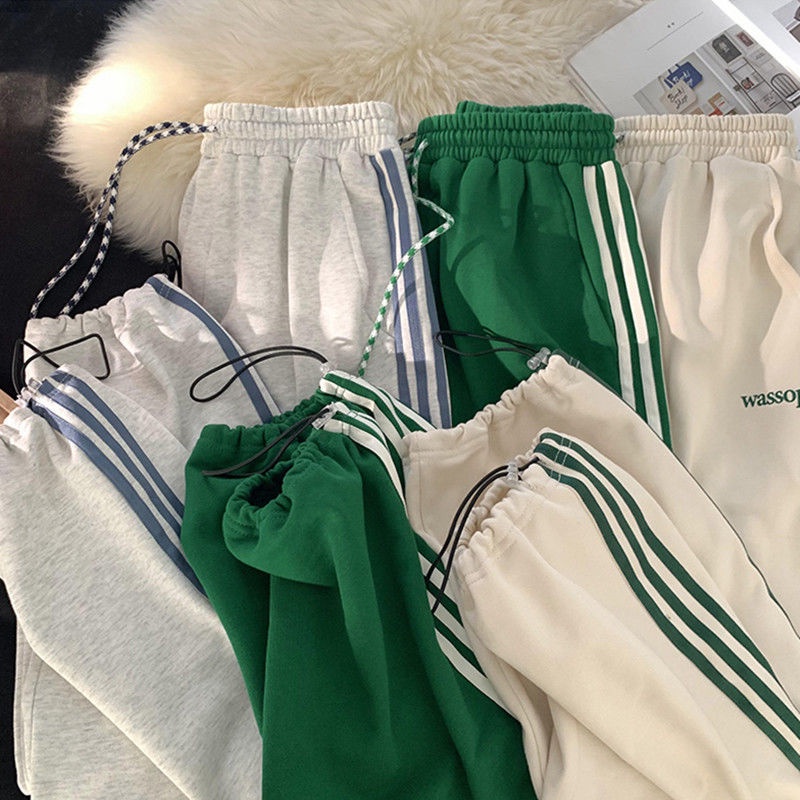 Quần Dài Thể Thao Nam Có Sọc Thời Trang Hàn Quốc