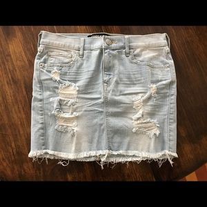 Chân váy jeans Express xuất xịn