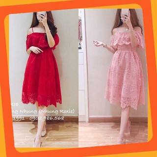 [sale giá sốc] đầm xoè ren công chúa hàng ren loại 1 đi tiệc đi chơi đều rất tuyệt