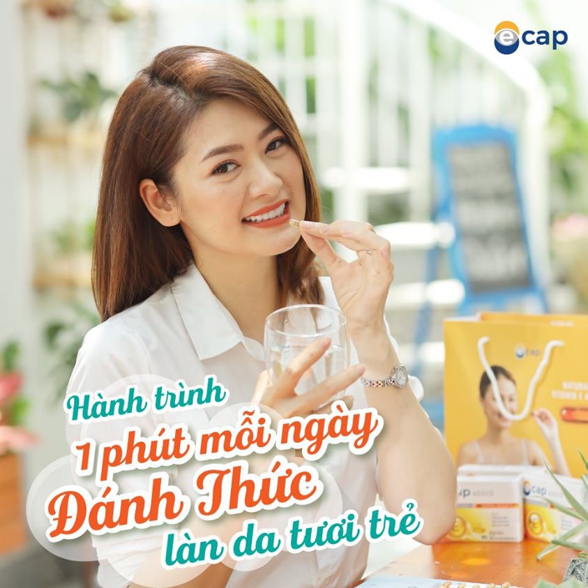 ECAP - Vitamin E cao cấp  Làm đẹp sáng da mịn màng chống lão hóa