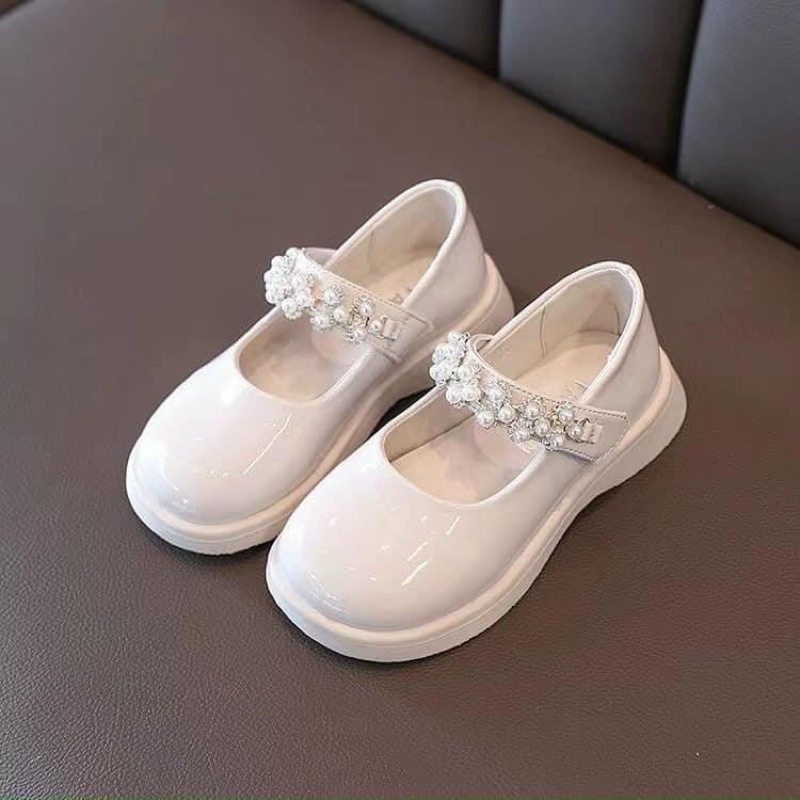 Giày búp bê da bóng chuỗi mã 638
