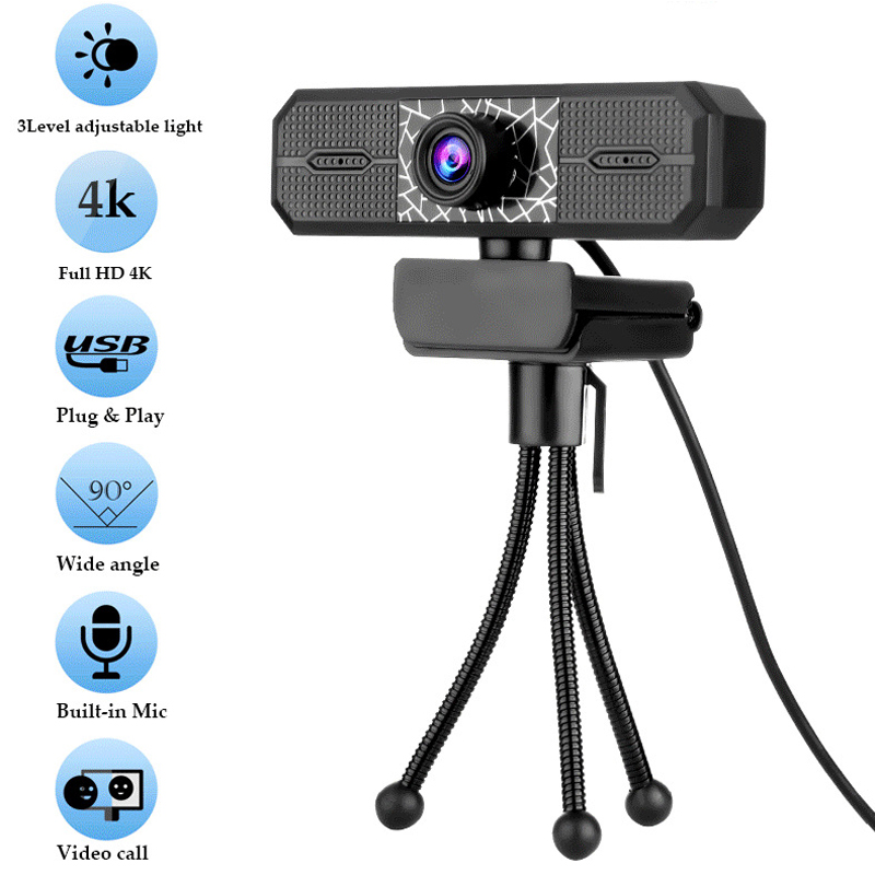 Camera Hd 8 Million 4k 2k Kèm Micro Cao Cấp