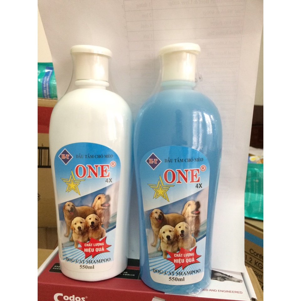 Dầu tắm, sữa tắm, xà bông tắm chó One 4x 550ml# Petshop_VicTo_Vet