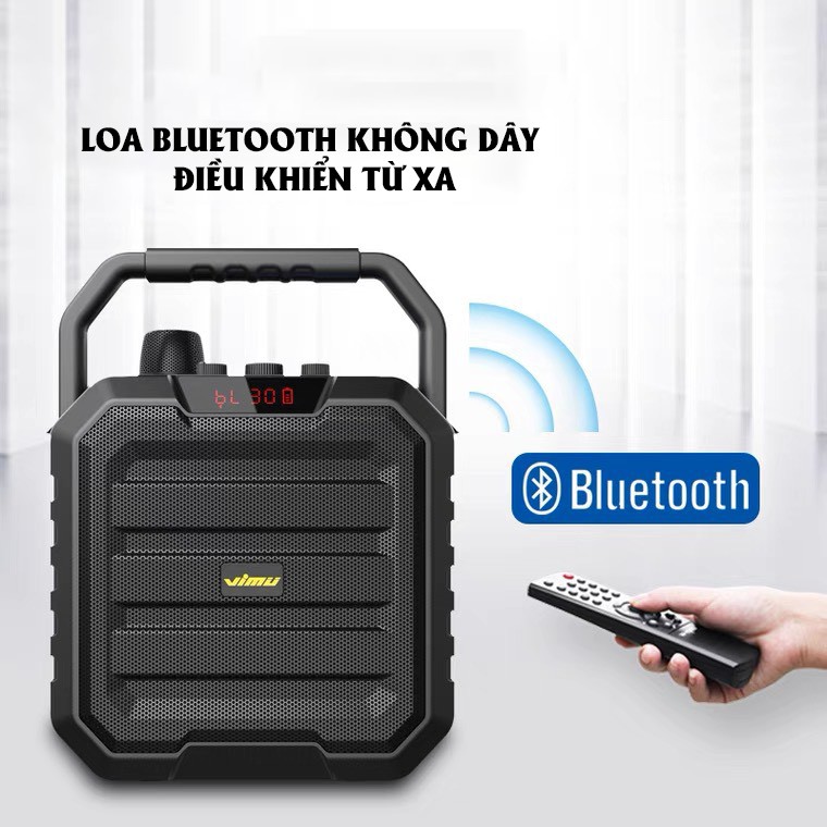 Loa Bluetooth W-King K1S VIMU - Loa karaoke không dây, công suất 40W - kèm microphone