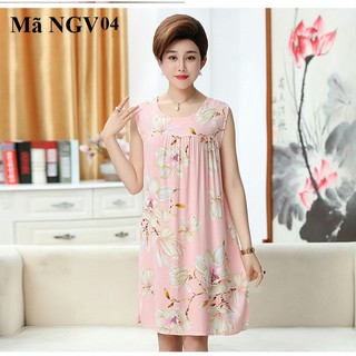 Váy, đầm ngủ cho người trung niên, người lớn tuổi đẹp NGV04