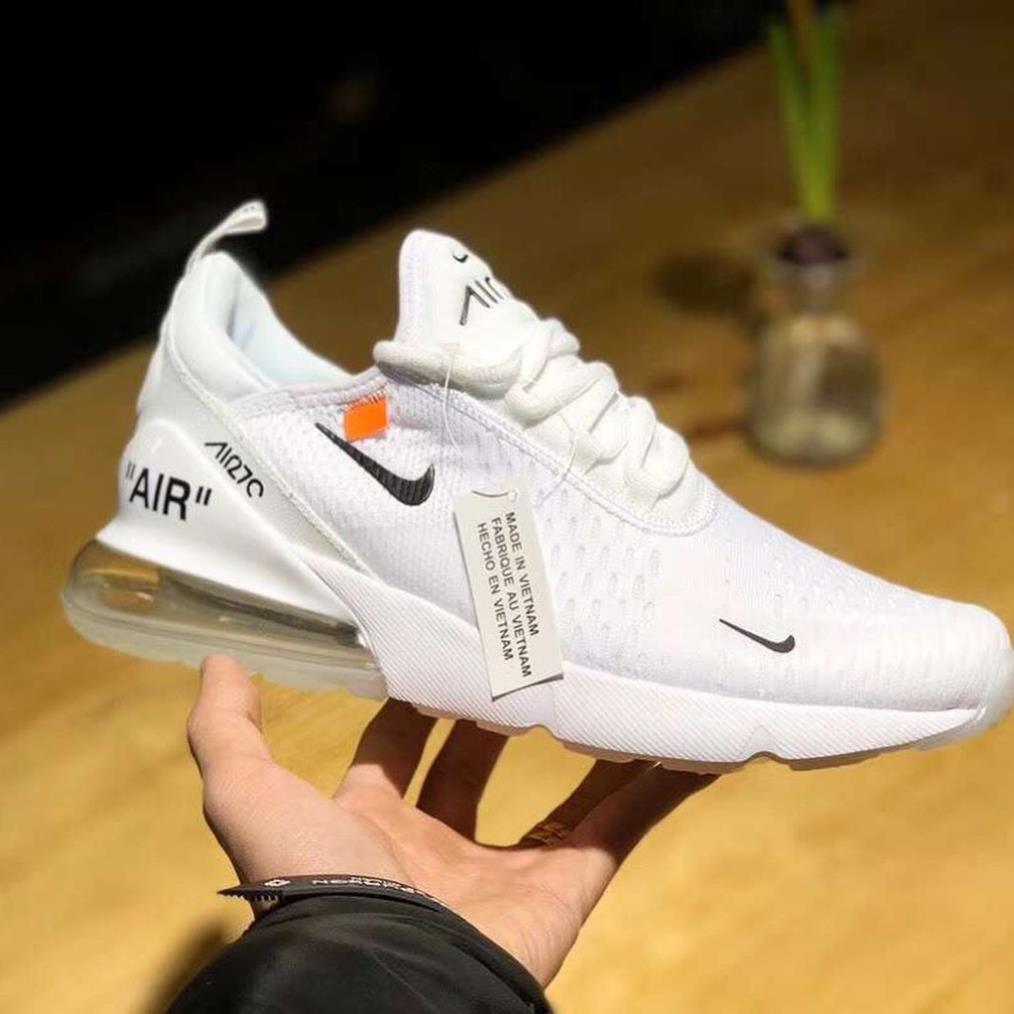 SALE Đủ size FRESHIP Giày Thể Thao NIKE AIR MAX 270 OFF WHITE_TD98 [ĐEP MÊ NI] [ĐEP MÊ NI] . . ✫