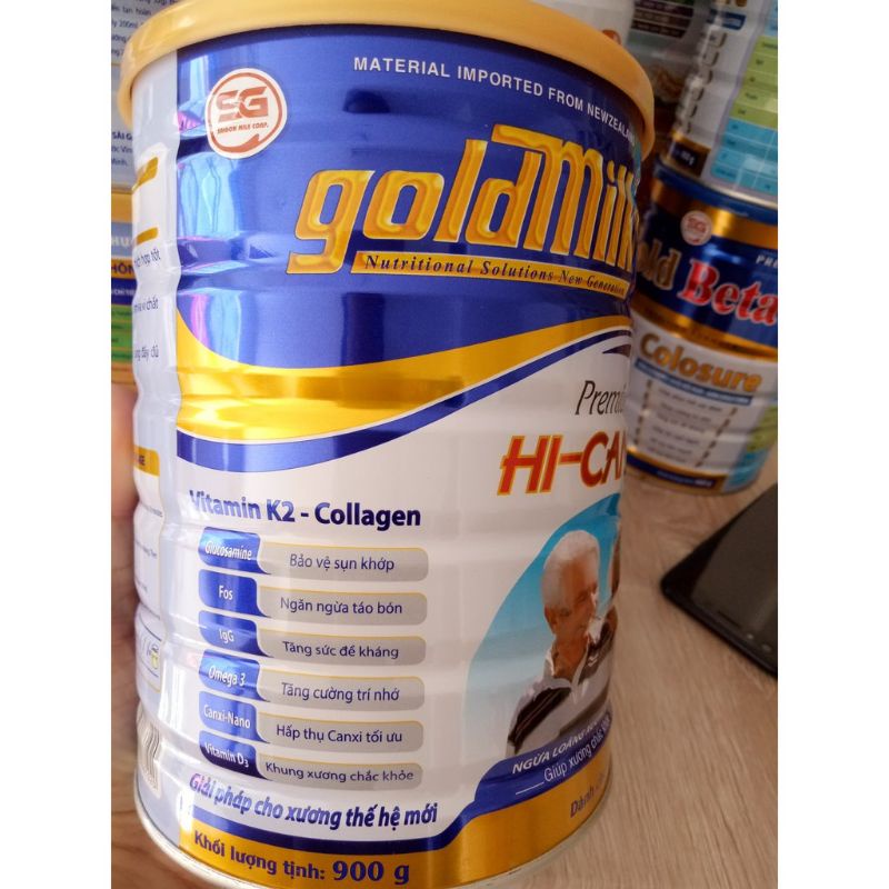 Sữa goldmilk canxi 900g bổ sung canxi cho người già