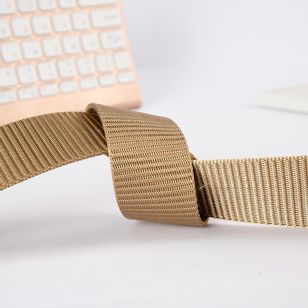 Thắt lưng bằng vải canvas màu trơn thiết kế đơn giản thời trang cho nam