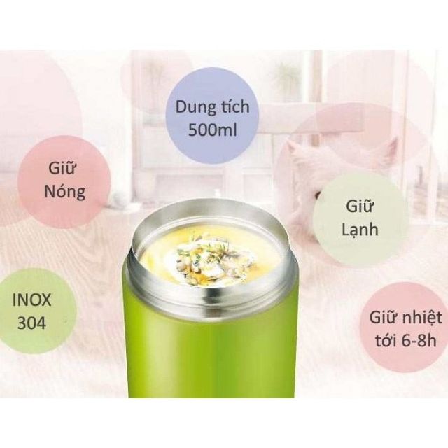 Bình ủ cháo giữ nhiệt Lock&Lock New Wave Food Jar 500ml LHC8024