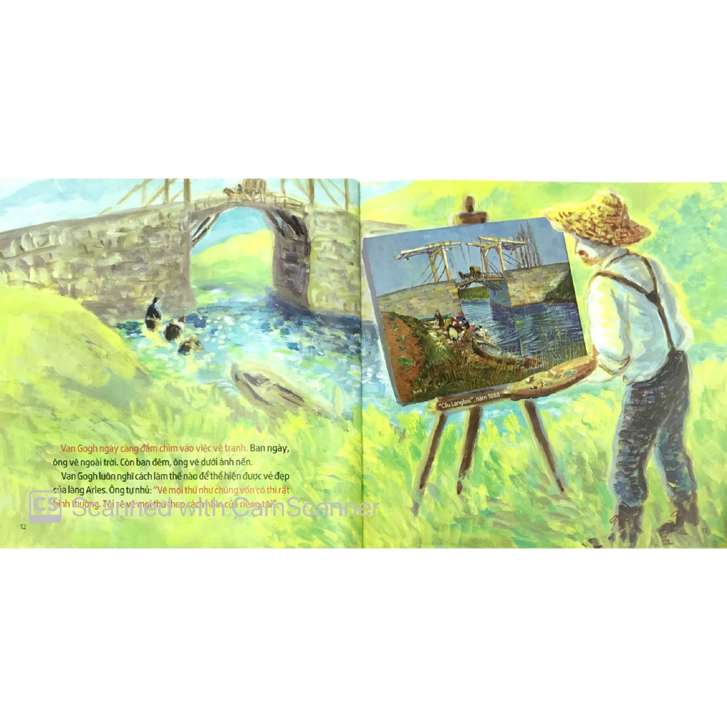 Sách - Van Gogh Người Họa Sĩ Tài Hoa - Tuyển Tập Truyện Tranh Danh Nhân Thế Giới