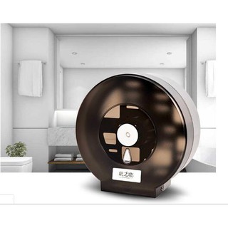 HỘP ĐỰNG GIẤY VỆ SINH CUỘN LỚN NHỰA ĐEN CAO CẤP(ẢNH THẬT)