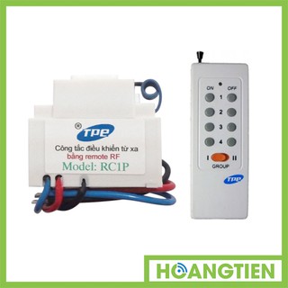 Bộ công tắc điều khiển từ xa sóng RF lắp mặt PANASONIC TPE RC1P + Remote 16 nút RM01