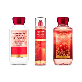 [🍁BST Fall 2020🍁] Dòng Sản Phẩm Tắm Dưỡng Xịt Thơm Nước Hoa Toàn Thân Bath & Body Works - Champagne Apple & Honey