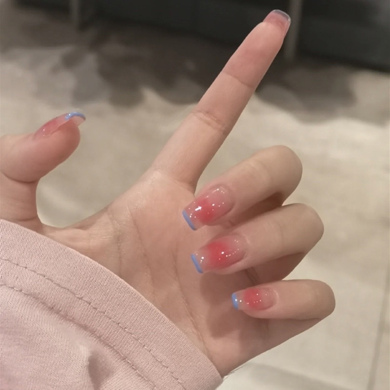 Set 24 móng giả N320 dáng móng ngắn ( Tặng kèm keo và dũa )