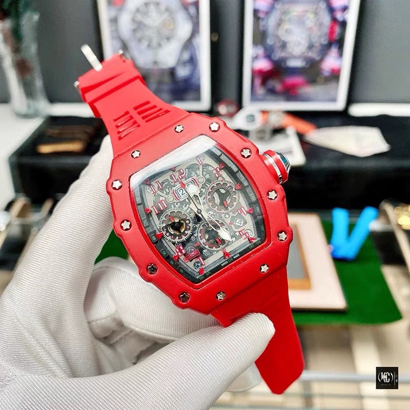 Đồng Hồ Thể Thao Richard Jessie Đa Năng Dây Silicone Cho Nam