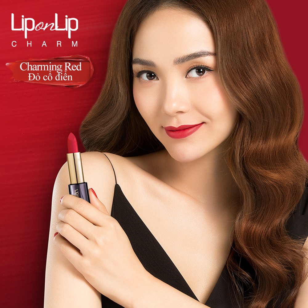 Son lì Collagen siêu mịn Lip On Lip Charm 4g | BigBuy360 - bigbuy360.vn
