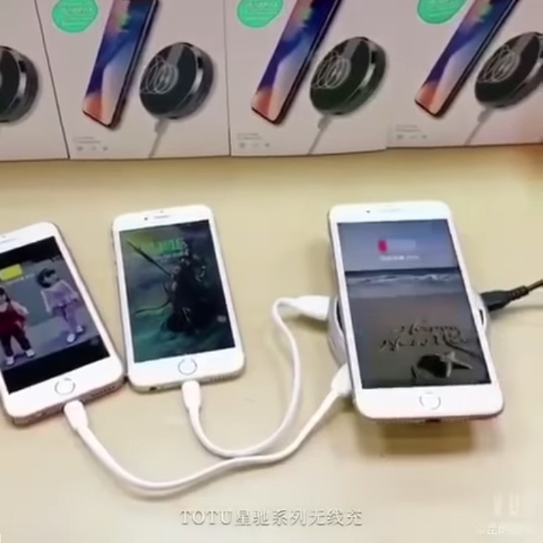 Sạc không dây Totu Wireless WX02 dùng cho iPhone 8, 8 Plus và các dòng máy cao cấp hơn
