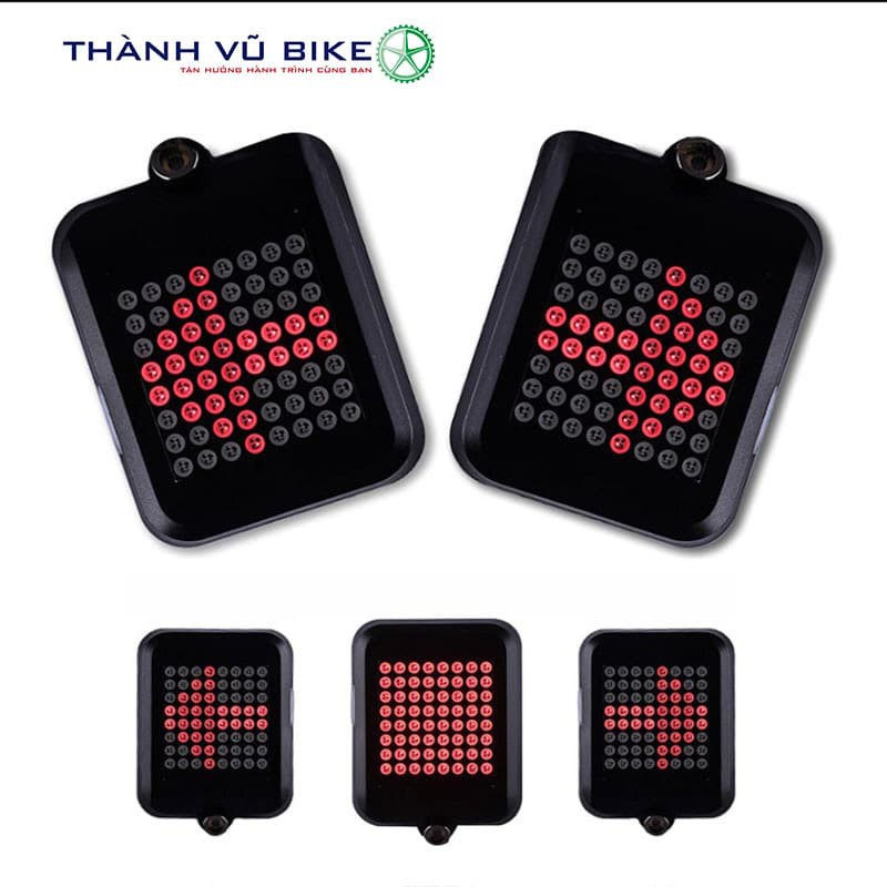 Đèn hậu kiêm xi nhan tự động cảm biến theo chuyển động hành vi đi xe chính hãng Dahon - Thành Vũ Bike