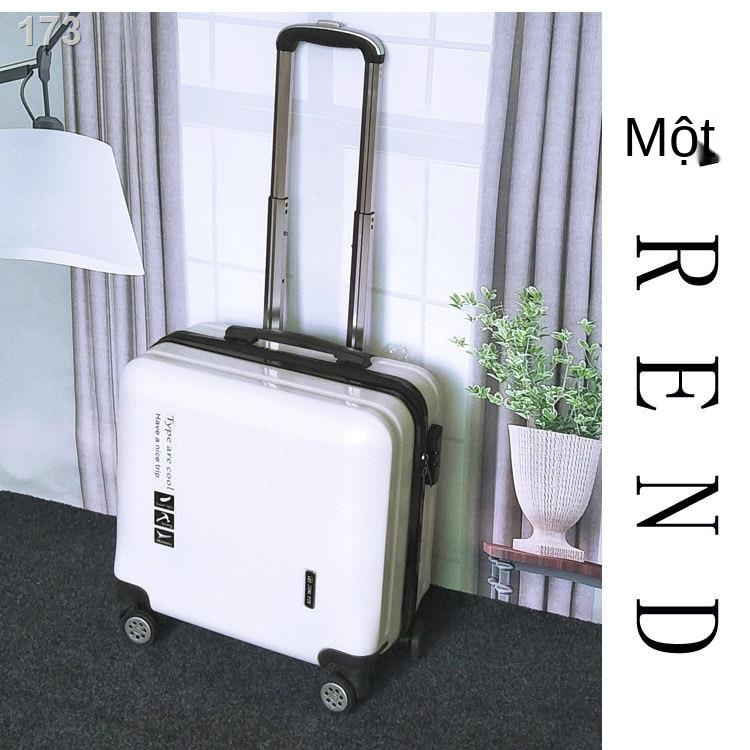 Vali cabin 20 inch màu đỏ ròng nhỏ nam kinh doanh bánh xe phổ thông hộp đựng đẩy mini nữ 18 mật khẩu retro