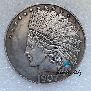 Đồng Xu Lưu Niệm Khắc Hình Tiền Đô La Mỹ