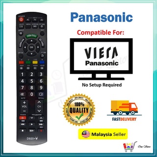 Thiết bị điều khiển từ xa thay thế cho tv panasonic viera tv/led/lcd d920