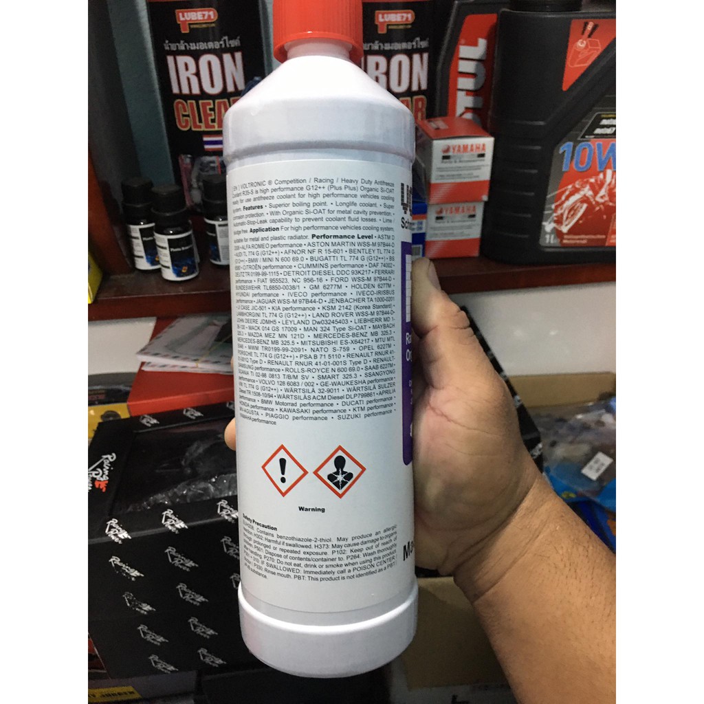 Nước Làm Mát Nhập Khẩu Đức Pha Sẵn Voltronic R35S ( R35 ) Racing Coolant 1L - 161 Độ Sôi - Made in Germany