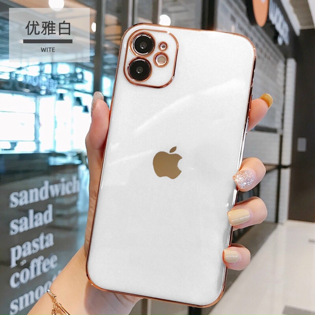 Ốp lưng iphone dẻo xi viền vuông độ iphone 12 cho 6plus/6s plus/7/7plus/8/8plus/x/xs/xs max/11/11 promax/12/12pro max