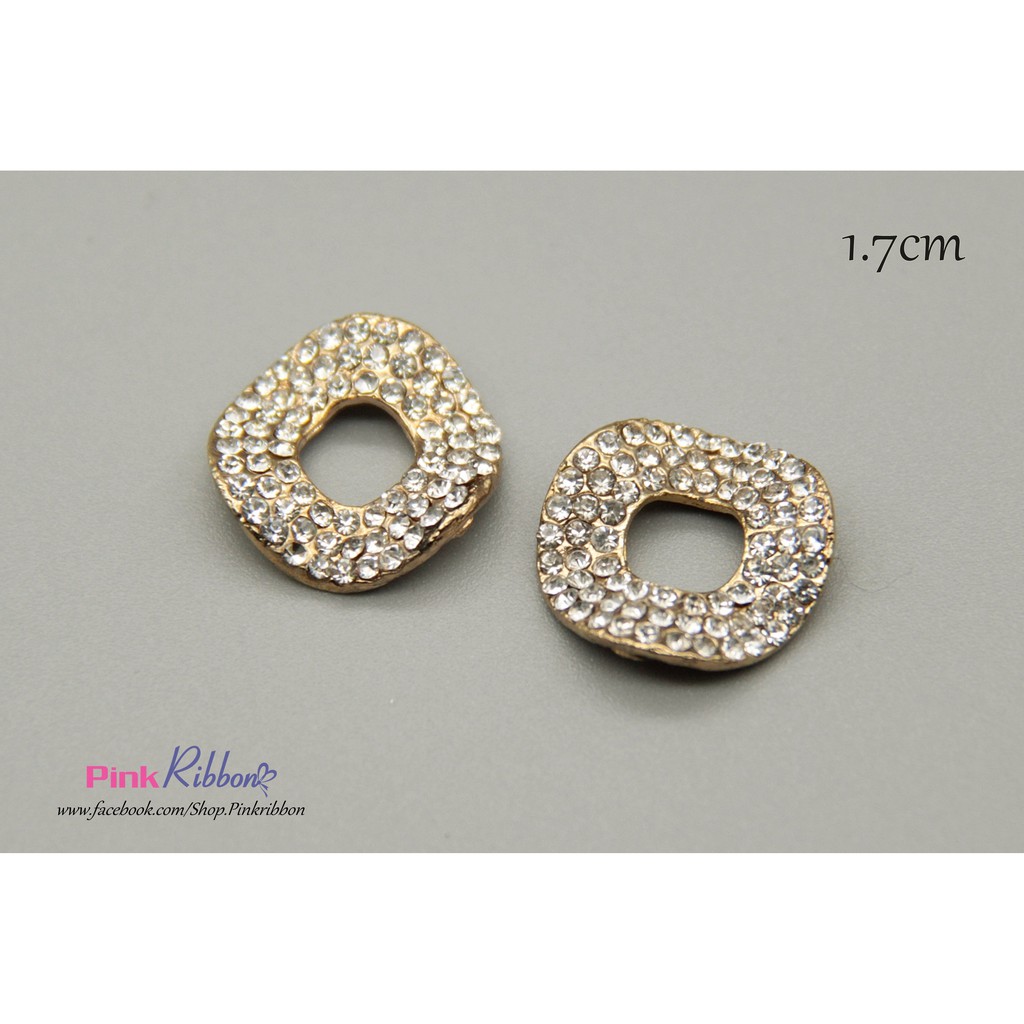 Charm rỗng đính đá