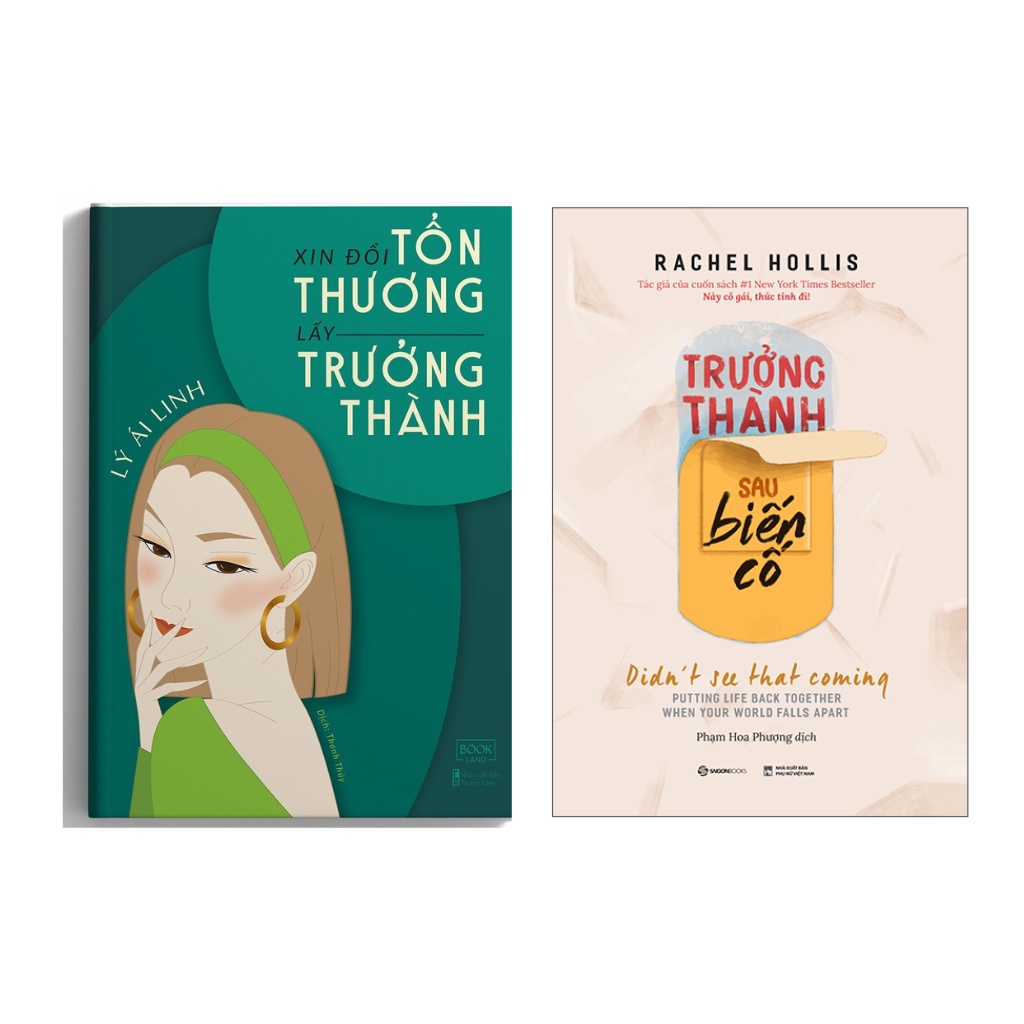 Sách : Combo 2 cuốn : Xin Đổi Tổn Thương Lấy Trưởng Thành + Trưởng thành sau biến cố