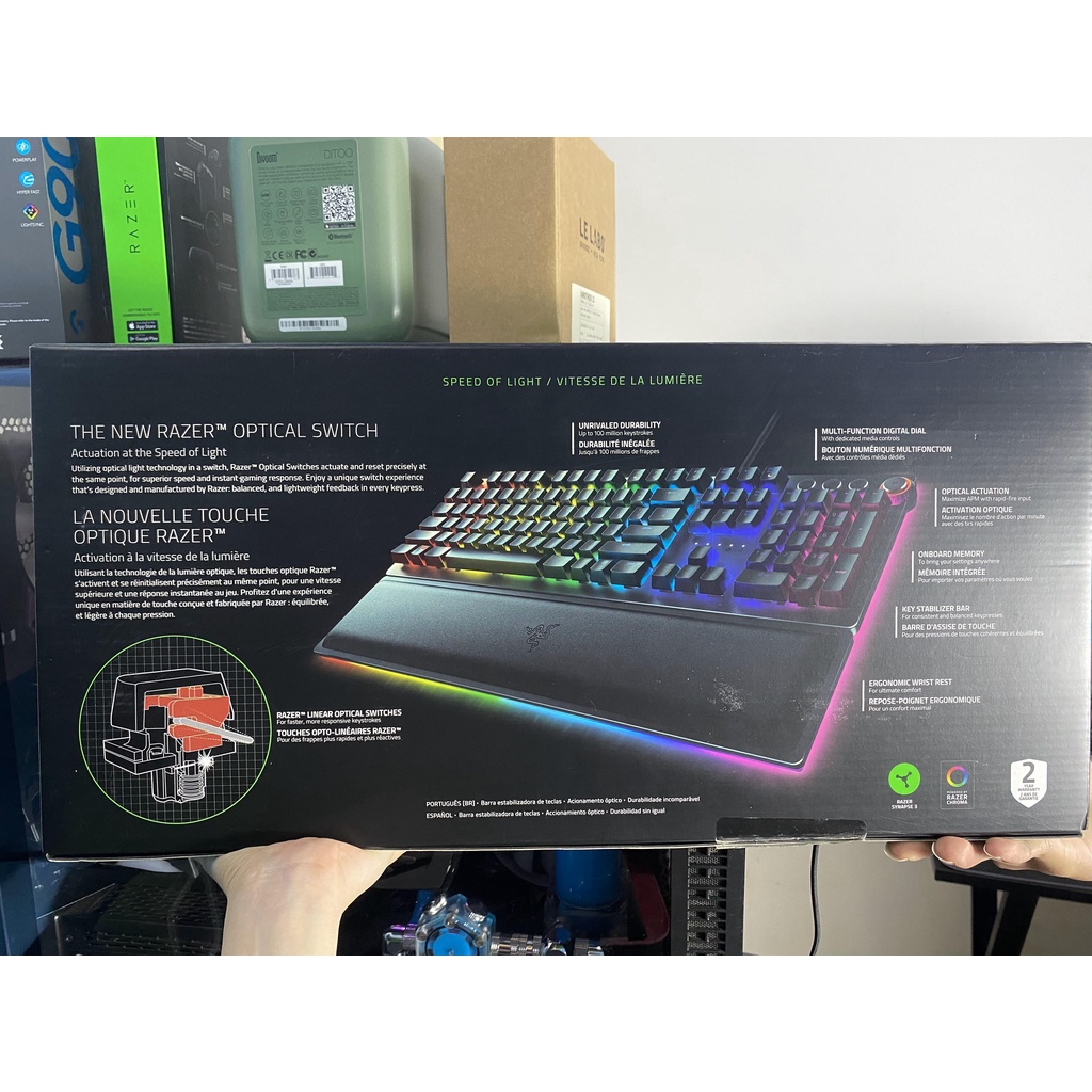 Bàn phím cơ Razer Huntsman Elite new 100% giá rẻ nhất thị trường