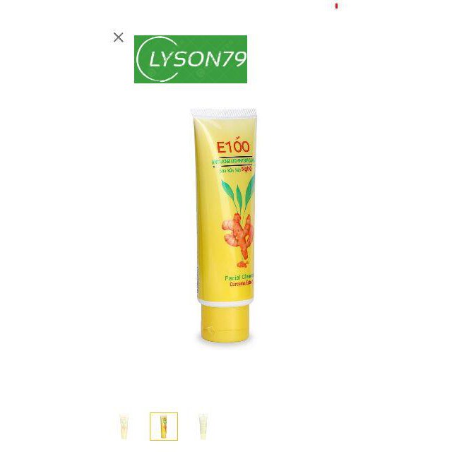 Sữa Rửa Mặt E100 Tinh Chất Nghệ