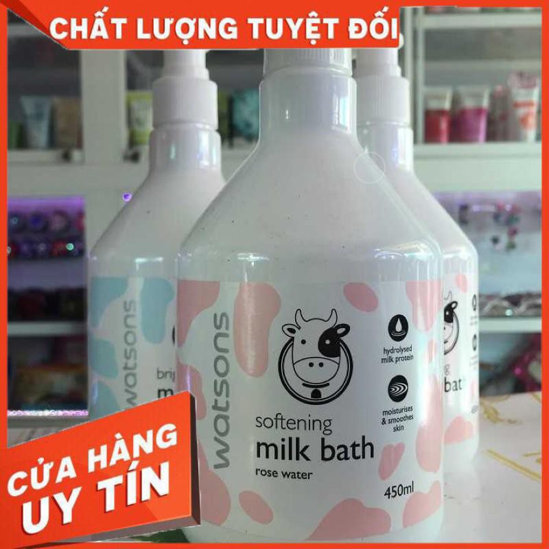 Sữa Tắm Con Bò Watsons Milk Bath 450ml Thái Lan