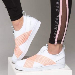 [TRẢ ORDER]Giày Adidas Superstar Slip-On “White/Orange”