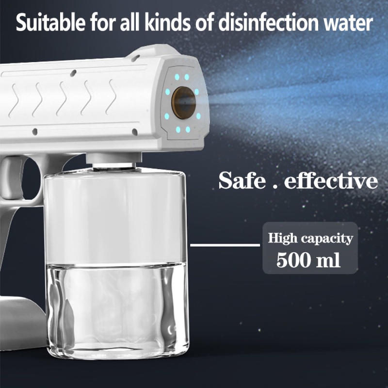 Máy phun nano nhỏ gọn tiệt trùng Blu-ray không dây 500ml