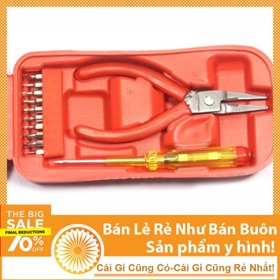 Hộp Dụng Cụ Sửa Chữa Đa Năng Cơ Bản V1 - 15 Chi Tiế