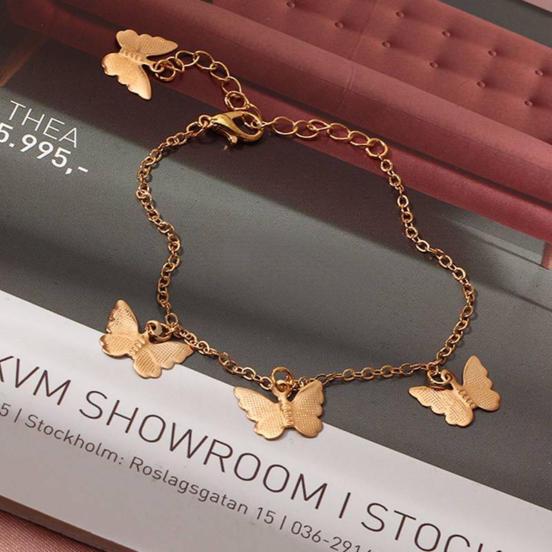 Vòng tay một lớp mặt hình bướm phong cách Bohemian cá tính | BigBuy360 - bigbuy360.vn