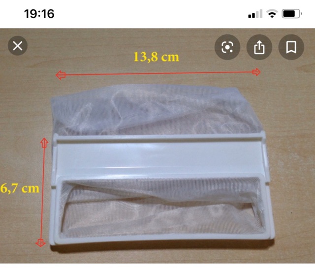 Túi lọc, lưới lọc của các loại máy giặt