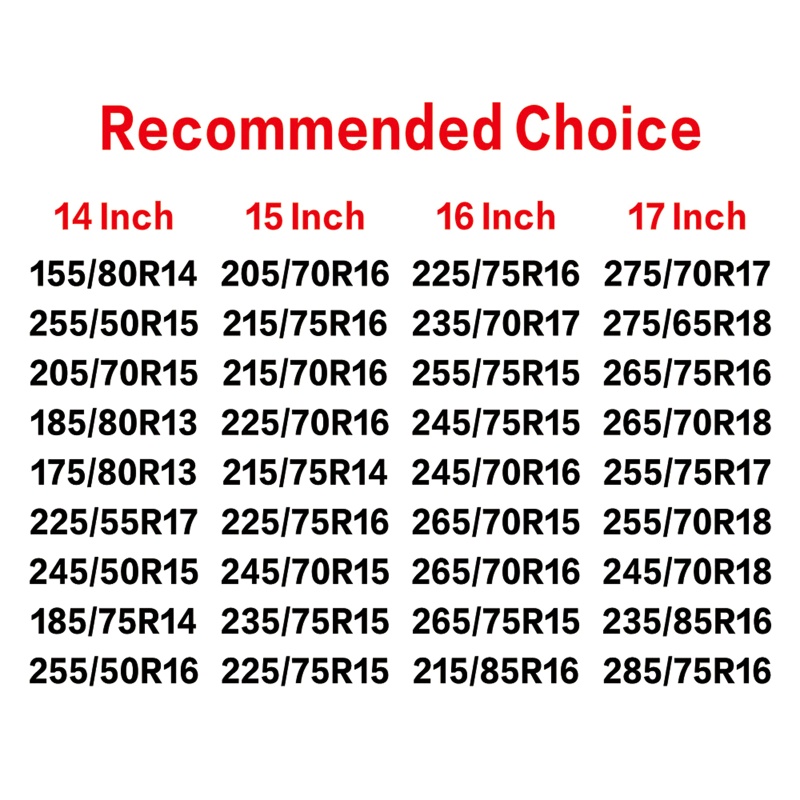 Túi Bọc Bảo Vệ Bánh Xe Dự Phòng 4WD 4x4 14 "15" 16 "17" Chống Bụi Thông Dụng