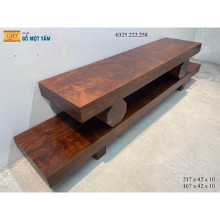 Kệ Tivi Gỗ Tự Nhiên, Kệ Tivi Gỗ Cẩm Hồng, Kệ Tivi 2 Tầng, Kệ Tivi Giá Rẻ, Kệ Tivi Hiện Đại Dài 2,17m