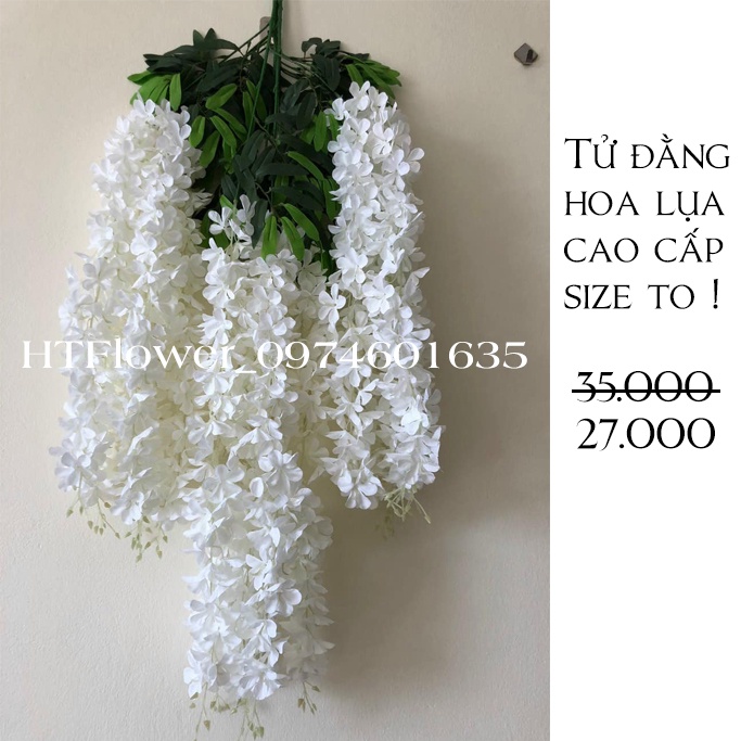 Hoa Tử Đằng, Cây Giả, Cành Làm Cây, Siêu Rẻ