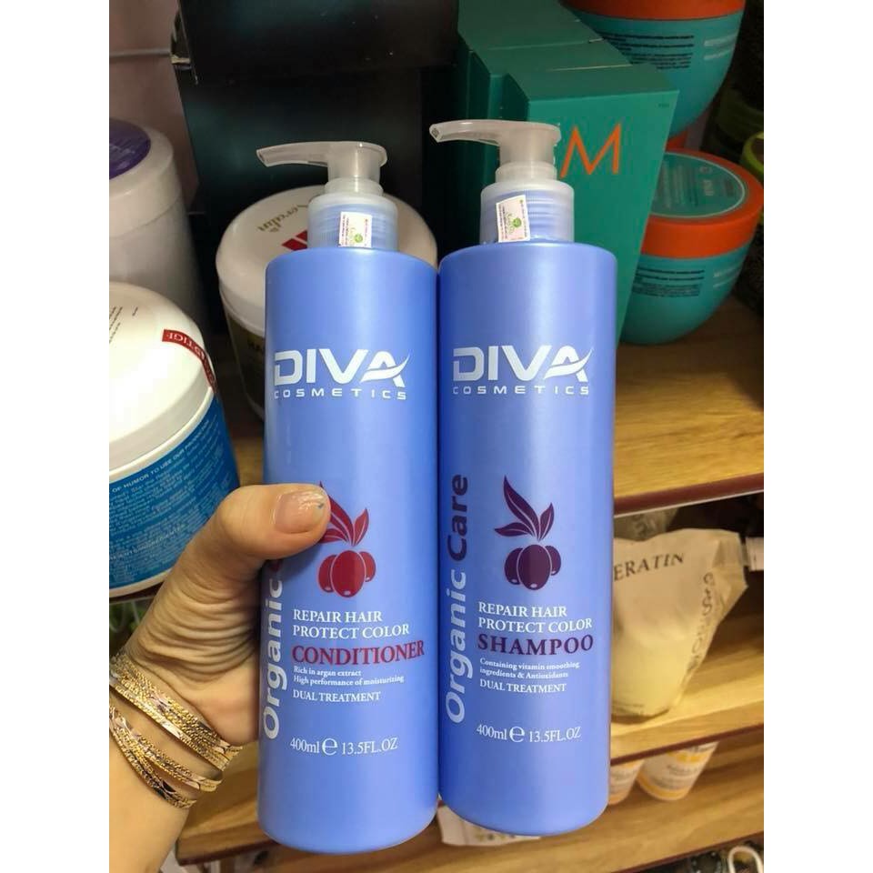 Dầu gội xả: Phục hồi và giữ màu tóc DIVA