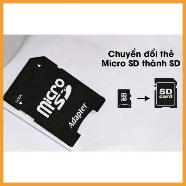 ☢️MẠI DÔ☢️ Adapter thẻ nhớ chuyển đổi thẻ nhớ Micro SD (TF) sang SD - Dùng cho Laptop, CAMERA